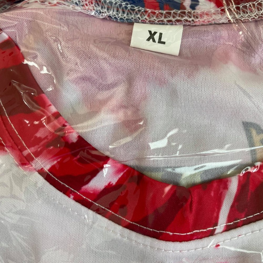 NWT- Angels Baseball Tie Dye Shirt  Sz XL -Rare - Picture 3 of 5